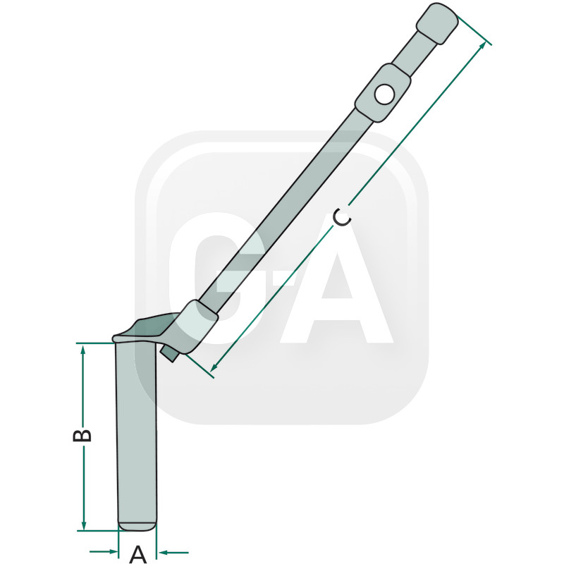 Broche attelage tracteur